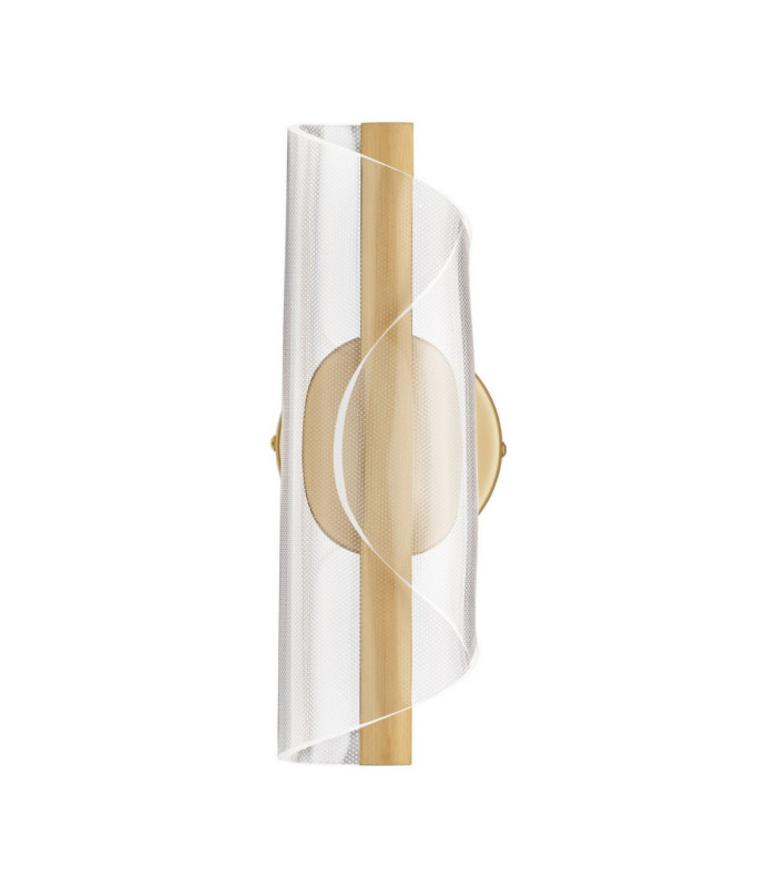 Valentin Integrated LED Wall Lamp Brass Gold LED 9W 668lm 3000K-1