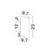 Sarin Integrated LED Wall Lamp Brushed Gold LED 5W 250lm 2700-3000-4000K CCT-7