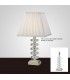 Crystal Table Lamp (SHADE SOLD SEPARATELY) 1 Light Silver - 2