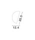 Onia Wall Lamp Sandy Black Gold E14 1x5W-7