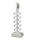 Crystal Table Lamp (SHADE SOLD SEPARATELY) 1 Light Silver - 4