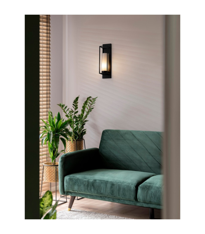 Juliet Candle Wall Lamp Black Opal E14 1x12W-2