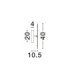 Alida Flush Wall Lamp / Triac Dimmable LED 42W 2100lm 3000K-12
