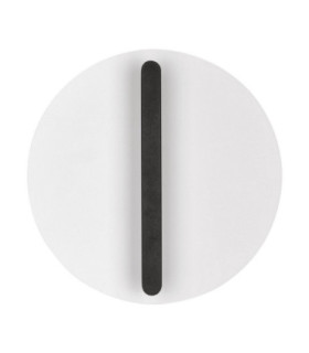 Nalu Flush Wall Lamp Sandy Black White Triac Dimmable LED 15W 900lm 3000K-1
