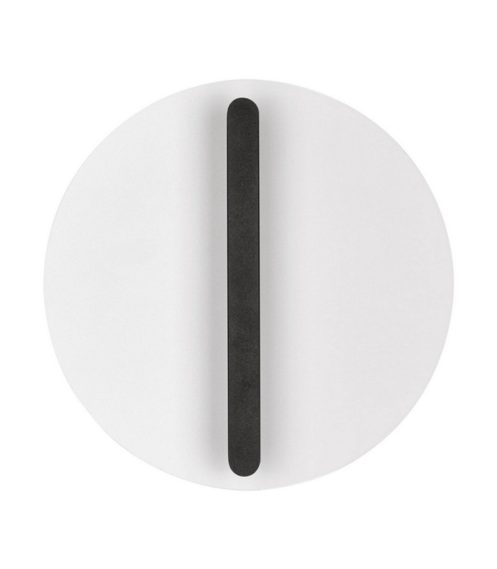 Nalu Flush Wall Lamp Sandy Black White Triac Dimmable LED 15W 900lm 3000K-1