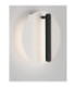 Nalu Flush Wall Lamp Sandy Black White Triac Dimmable LED 15W 900lm 3000K-2