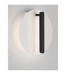 Nalu Flush Wall Lamp Sandy Black White Triac Dimmable LED 15W 900lm 3000K-2