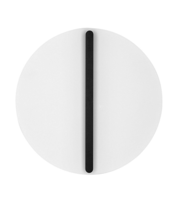 Nalu Flush Wall Lamp Black White Triac Dimmable LED 28W 1680lm 3000K-1