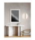 Nalu Flush Wall Lamp Black White Triac Dimmable LED 28W 1680lm 3000K-2