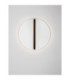 Nalu Flush Wall Lamp Black White Triac Dimmable LED 28W 1680lm 3000K-4