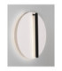 Nalu Flush Wall Lamp Black White Triac Dimmable LED 28W 1680lm 3000K-5