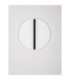Nalu Flush Wall Lamp Black White Triac Dimmable LED 28W 1680lm 2700K-3