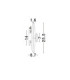 Dorell Integrated LED Wall Lamp Brown LED 6W 327lm 2700-3000-4000K CCT-10