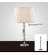 Crystal Table Lamp (SHADE SOLD SEPARATELY) 1 Light Silver - 2