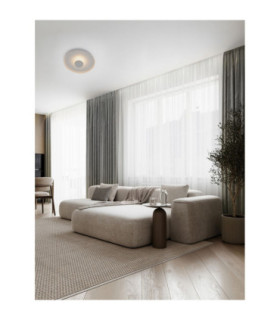 Dorell Integrated LED Wall Lamp Sandy White LED 14W 757lm 2700-3000-4000K CCT-2