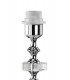 Crystal Table Lamp (SHADE SOLD SEPARATELY) 1 Light Silver - 6