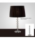 Crystal Table Lamp (SHADE SOLD SEPARATELY) 1 Light Silver - 2