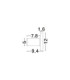 Ark Integrated LED Wall Lamp Sandy Black LED 9W 291lm 3000K-6