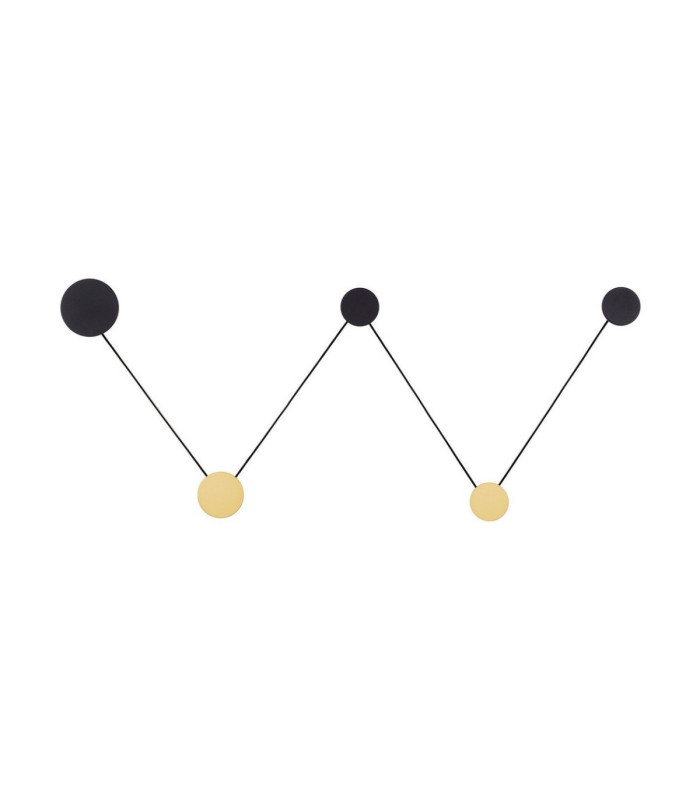 Ark Integrated LED Wall Lamp Sandy Black Gold LED 34W 1034lm 3000K-1