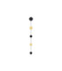 Ark Integrated LED Wall Lamp Sandy Black Gold LED 34W 1034lm 3000K-3