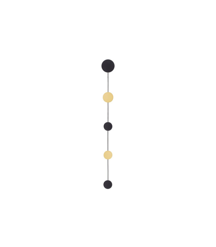 Ark Integrated LED Wall Lamp Sandy Black Gold LED 34W 1034lm 3000K-3