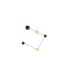 Ark Integrated LED Wall Lamp Sandy Black Gold LED 34W 1034lm 3000K-5