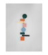 Margot Wall Lamp Orange Black Grey Blue Pink Green Gold White Triac Dimmable LED 27W 1437lm 2700-3000-4000K CCT-3