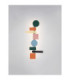 Margot Wall Lamp Orange Black Grey Blue Pink Green Gold White Triac Dimmable LED 27W 1437lm 2700-3000-4000K CCT-4