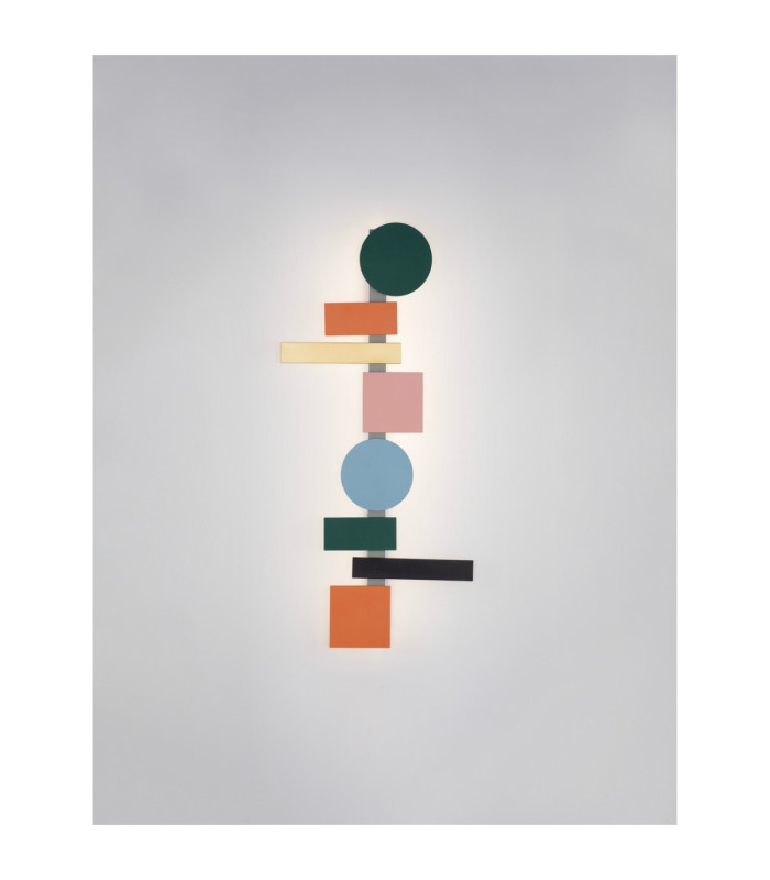 Margot Wall Lamp Orange Black Grey Blue Pink Green Gold White Triac Dimmable LED 27W 1437lm 2700-3000-4000K CCT-4