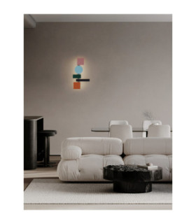 Margot Wall Lamp Orange Black Grey Blue Pink Green White Triac Dimmable LED 19W 1026lm 2700-3000-4000K CCT-2