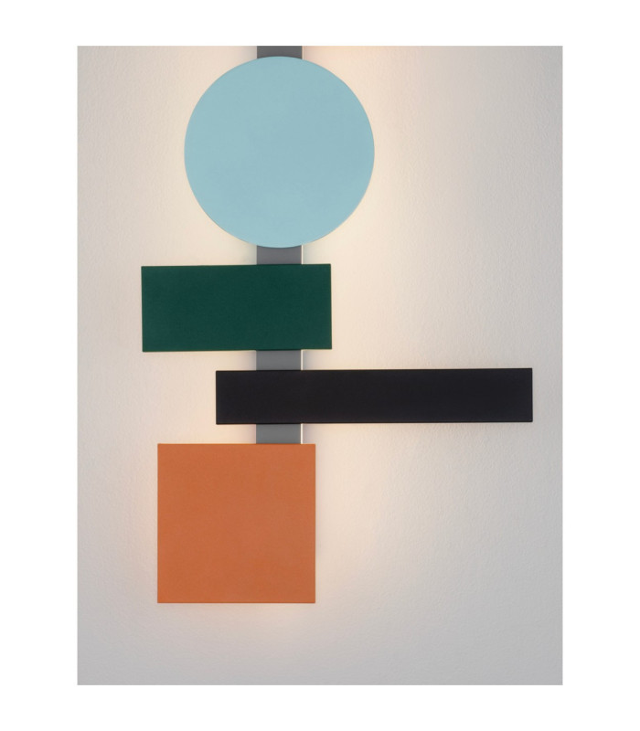 Margot Wall Lamp Orange Black Grey Blue Pink Green White Triac Dimmable LED 19W 1026lm 2700-3000-4000K CCT-5