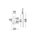 Margot Wall Lamp Orange Black Grey Blue Pink Green White Triac Dimmable LED 19W 1026lm 2700-3000-4000K CCT-7