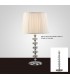 Crystal Table Lamp (SHADE SOLD SEPARATELY) 1 Light Silver - 6
