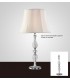 Crystal Table Lamp (SHADE SOLD SEPARATELY) 1 Light Silver - 2