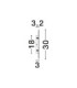Cyrcle Flush Wall Lamp Sandy White LED 23W 1380lm 3000K-4