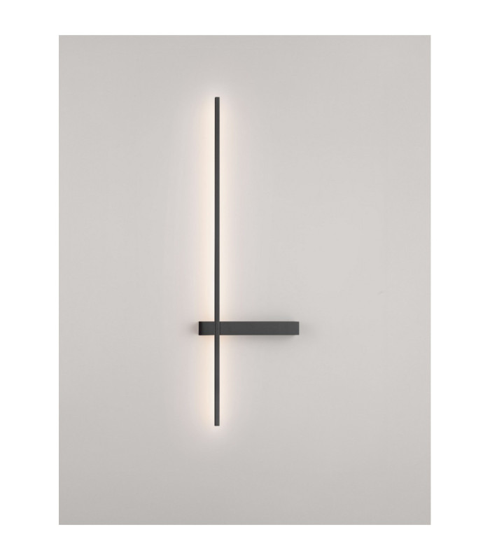 Danessa 73cm Integrated LED Wall Lamp Sandy Black LED 5W 374lm 2700-3000-4000K CCT-4