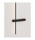 Danessa 73cm Integrated LED Wall Lamp Sandy Black LED 5W 374lm 2700-3000-4000K CCT-6