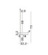 Danessa 73cm Integrated LED Wall Lamp Sandy Black LED 5W 374lm 2700-3000-4000K CCT-9