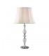 Crystal Table Lamp (SHADE SOLD SEPARATELY) 1 Light Silver - 5