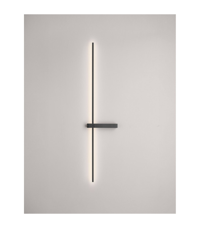 Danessa 103cm Integrated LED Wall Lamp Sandy Black LED 5W 374lm 2700-3000-4000K CCT-4
