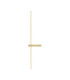 Danessa 103cm Integrated LED Wall Lamp Brass Gold LED 5W 374lm 2700-3000-4000K CCT-1