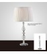 Crystal Table Lamp (SHADE SOLD SEPARATELY) 1 Light Silver - 8