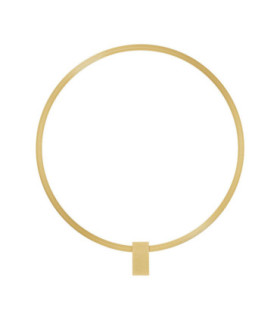 Cercio Integrated LED Wall Lamp Brass Gold Triac Dimmable LED 21W 1050lm 2700-3000-4000K CCT-1