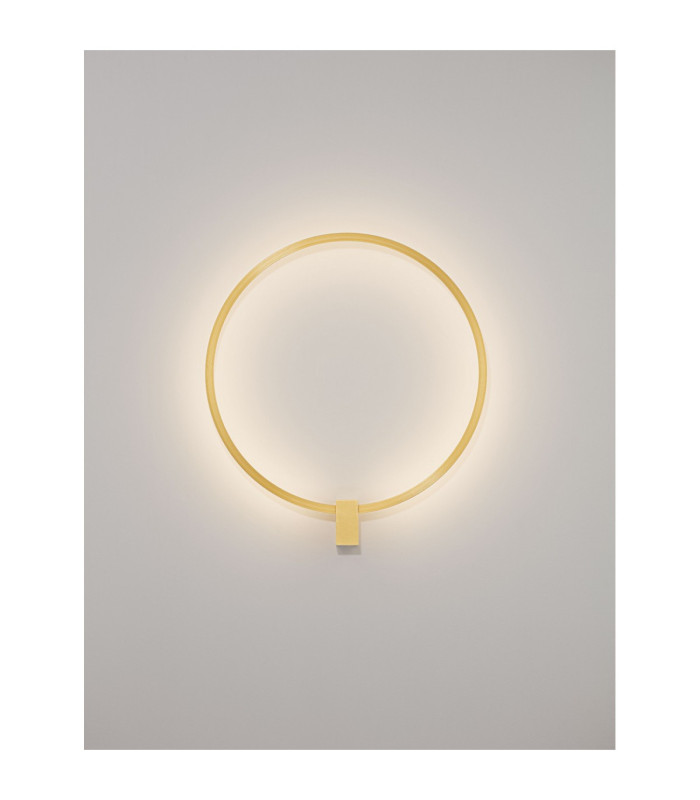 Cercio Integrated LED Wall Lamp Brass Gold Triac Dimmable LED 21W 1050lm 2700-3000-4000K CCT-4