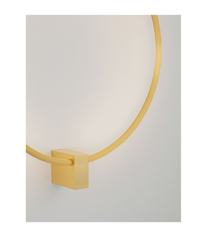 Cercio Integrated LED Wall Lamp Brass Gold Triac Dimmable LED 21W 1050lm 2700-3000-4000K CCT-6