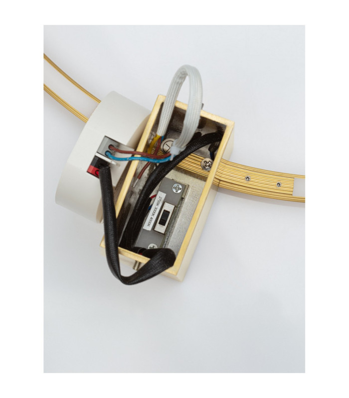 Cercio Integrated LED Wall Lamp Brass Gold Triac Dimmable LED 21W 1050lm 2700-3000-4000K CCT-7
