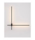 Peak Integrated LED Wall Lamp Sandy Black Triac Dimmable LED 20W 1000lm 2700-3000-4000K CCT-5