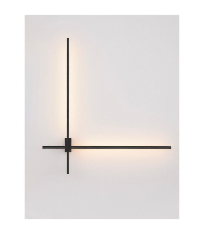 Peak Integrated LED Wall Lamp Sandy Black Triac Dimmable LED 20W 1000lm 2700-3000-4000K CCT-5