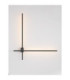 Peak Integrated LED Wall Lamp Sandy Black Triac Dimmable LED 20W 1000lm 2700-3000-4000K CCT-7