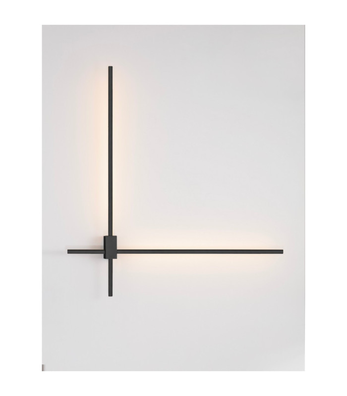 Peak Integrated LED Wall Lamp Sandy Black Triac Dimmable LED 20W 1000lm 2700-3000-4000K CCT-7